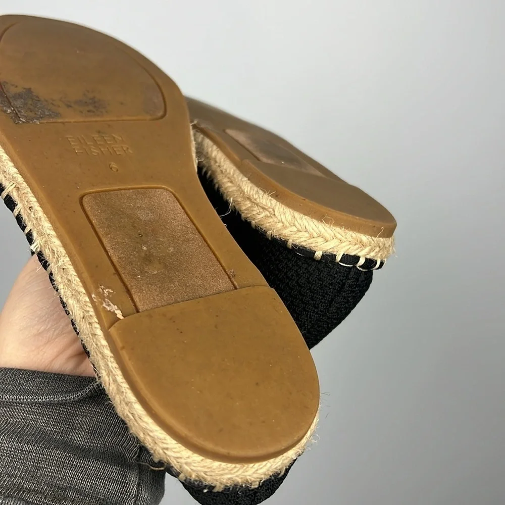 Black Women's Espadrille Slip-On Shoes
